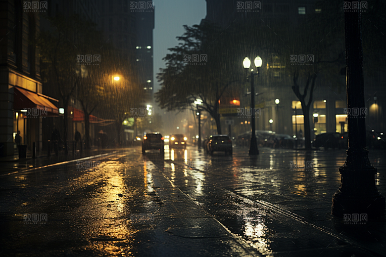 暴雨自然高清摄影图