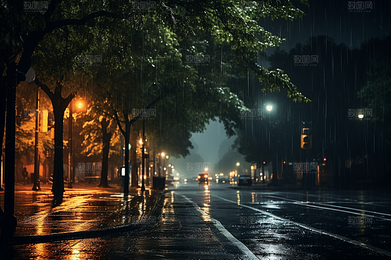 暴雨高清户外摄影图