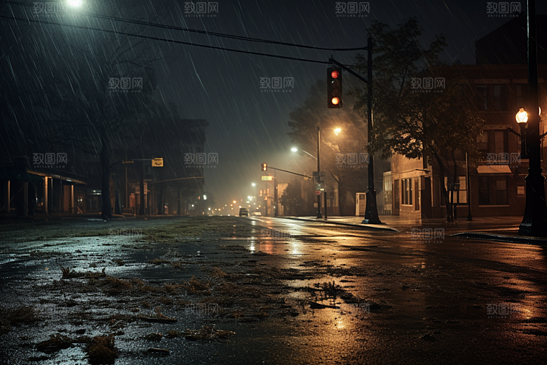 暴雨下雨雨天摄影图