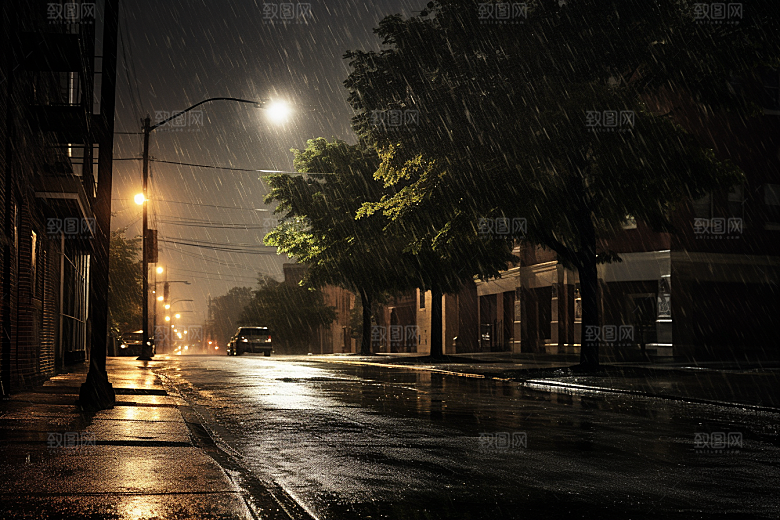 暴雨高清室外摄影图