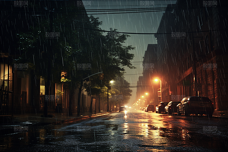 暴雨室外户外摄影图