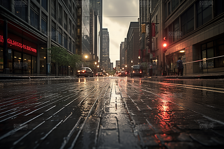 暴雨室外安静摄影图