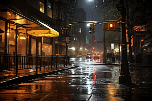 暴雨高清环境摄影图