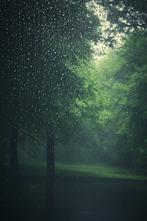 暴雨自然雨天摄影图