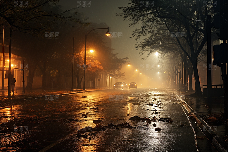 暴雨高清环境摄影图