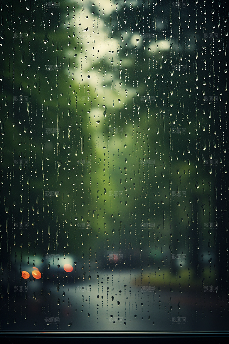暴雨环境雨天摄影图