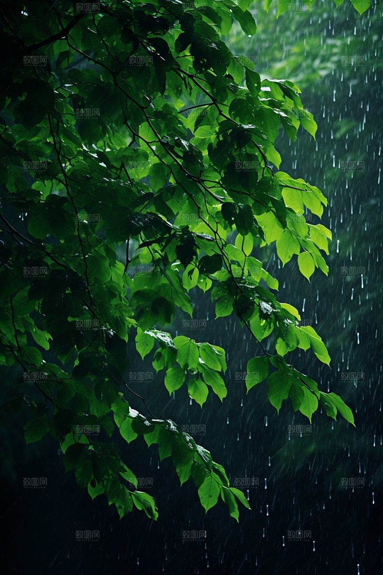 暴雨高清户外摄影图