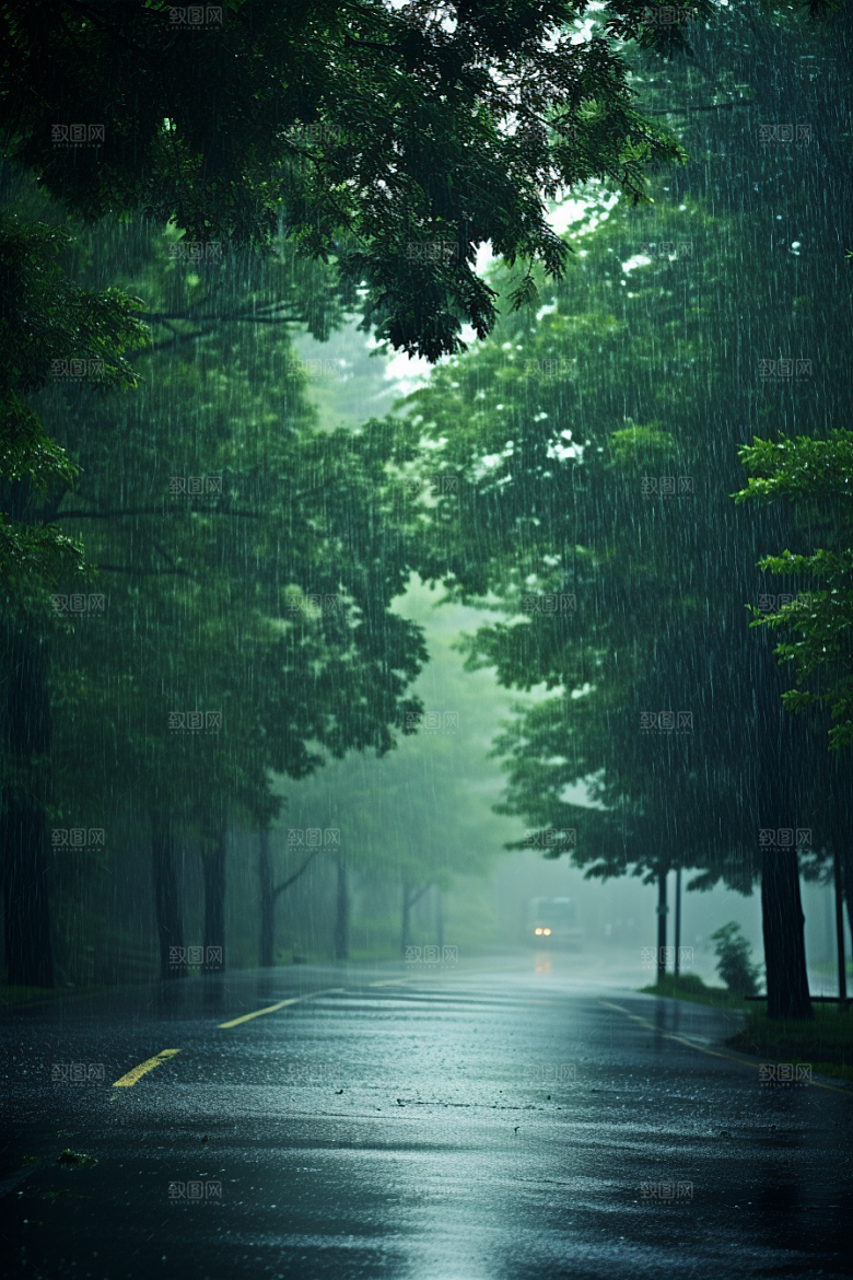 暴雨高清室外摄影图