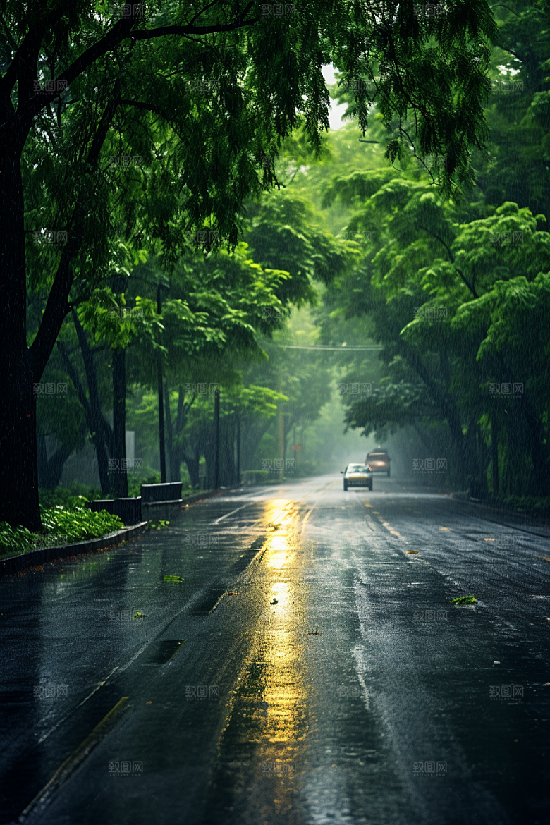 暴雨自然高清摄影图