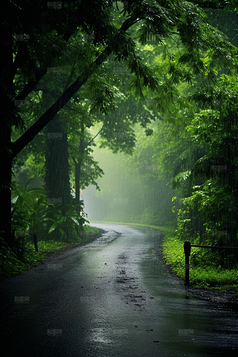 暴雨高清自然摄影图