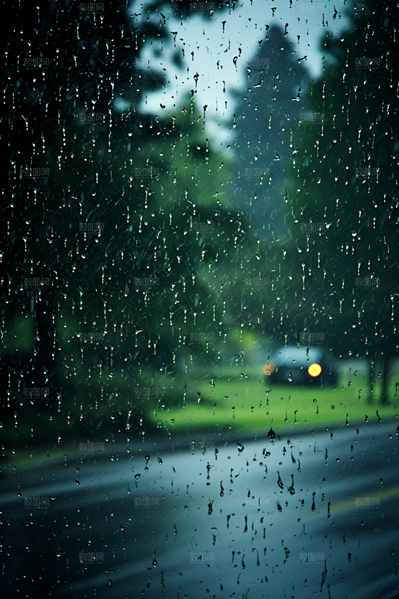 暴雨户外高清摄影图
