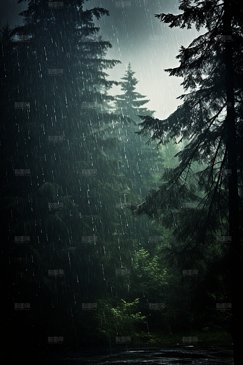 暴雨室外户外摄影图
