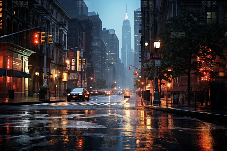 暴雨高清环境摄影图