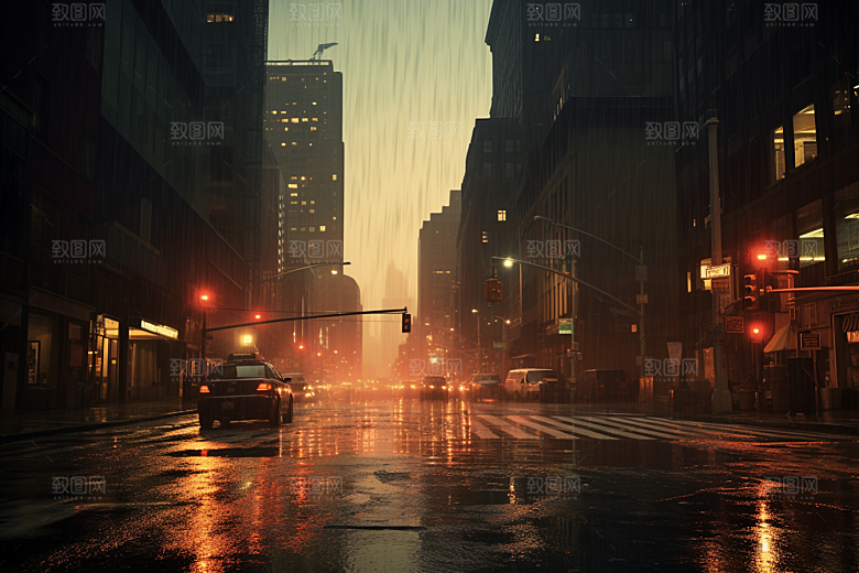 暴雨室外高清摄影图