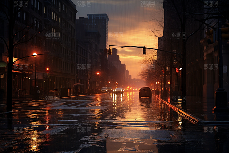 暴雨雨天雨夜摄影图