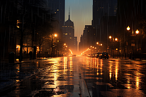 暴雨安静高清摄影图