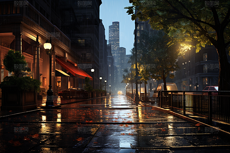 暴雨高清自然摄影图
