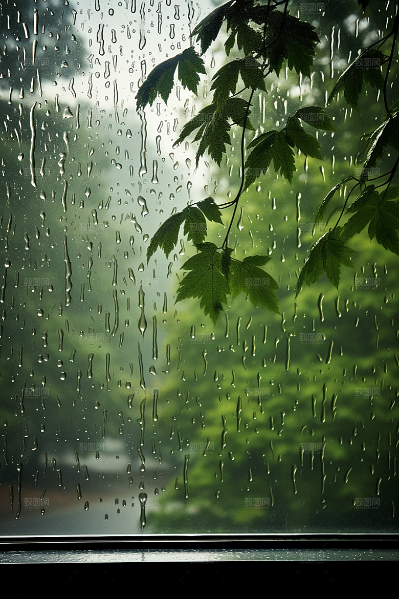 暴雨下雨大雨摄影图