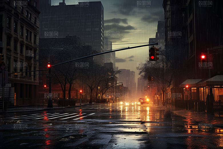 暴雨下雨高清摄影图