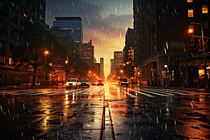 暴雨高清环境摄影图