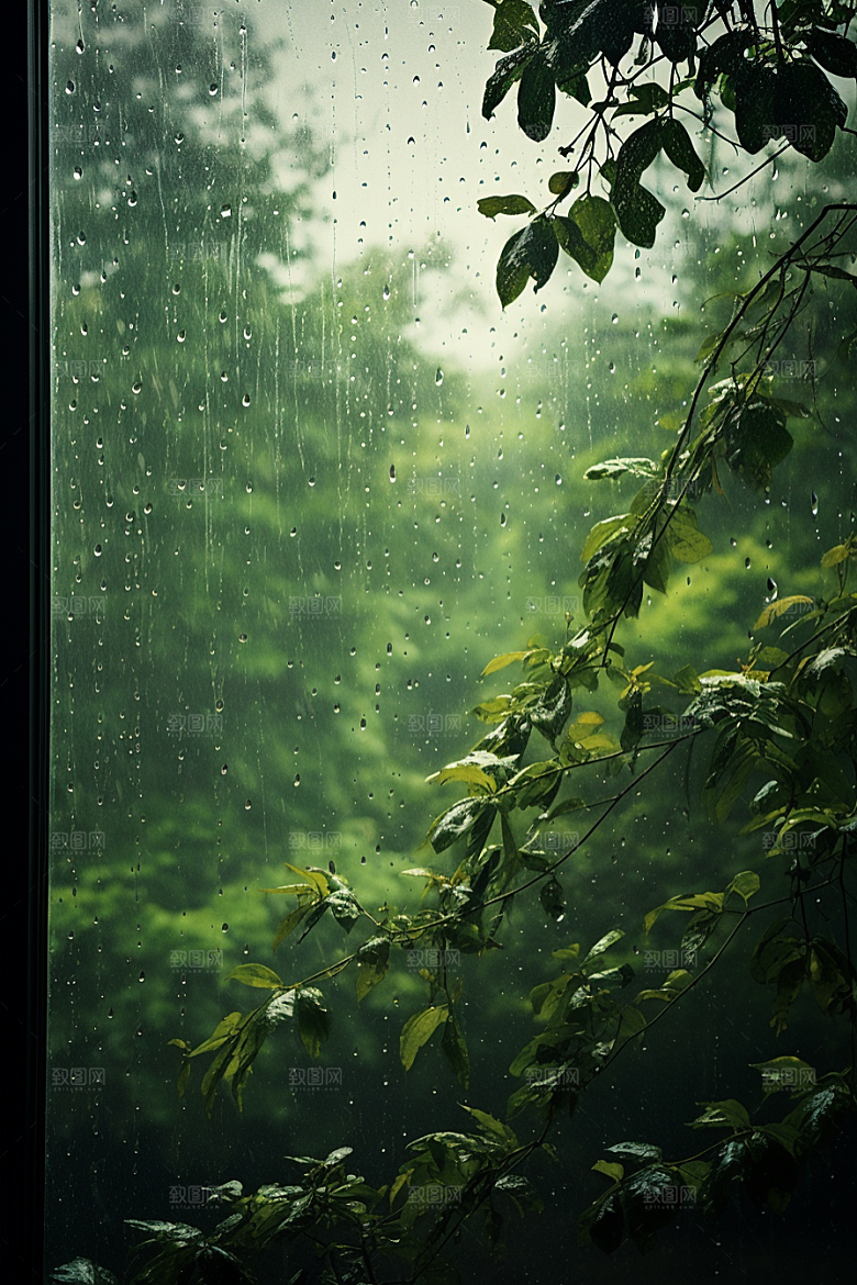 暴雨安静高清摄影图
