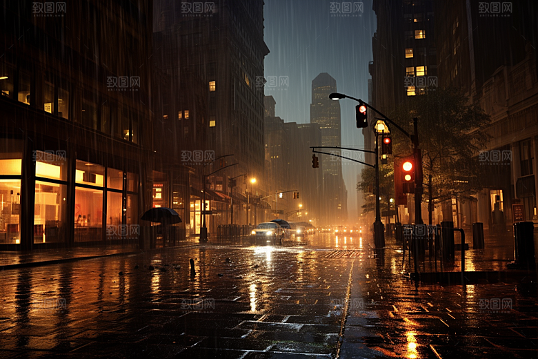 暴雨高清室外摄影图