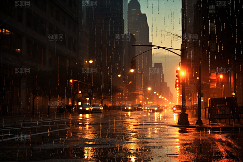 暴雨高清自然摄影图