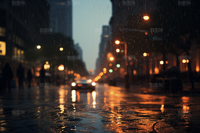 暴雨自然户外摄影图