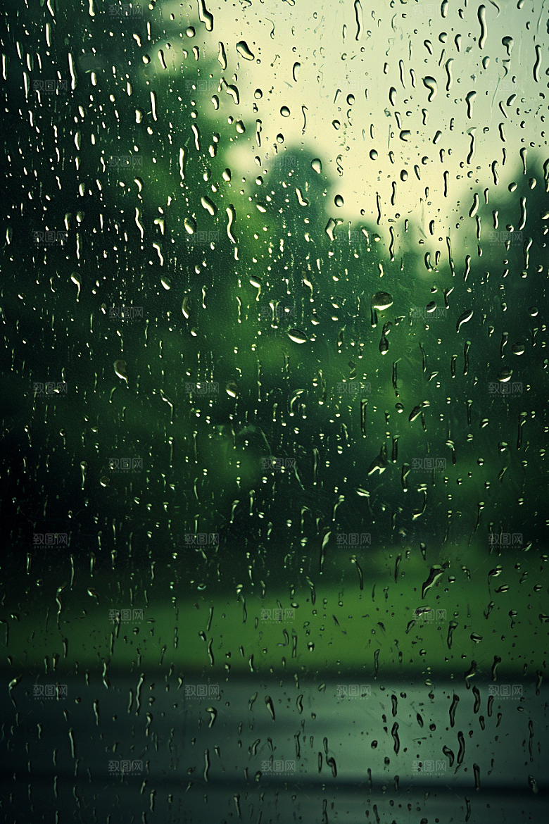 暴雨大雨下雨摄影图