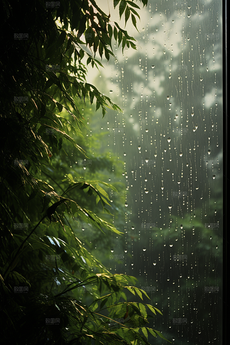 暴雨高清自然摄影图