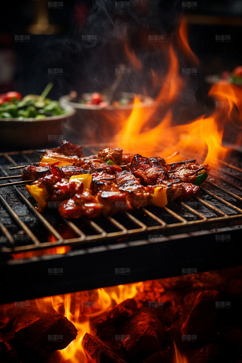 BBQ烧烤高清巴西烤肉摄影图