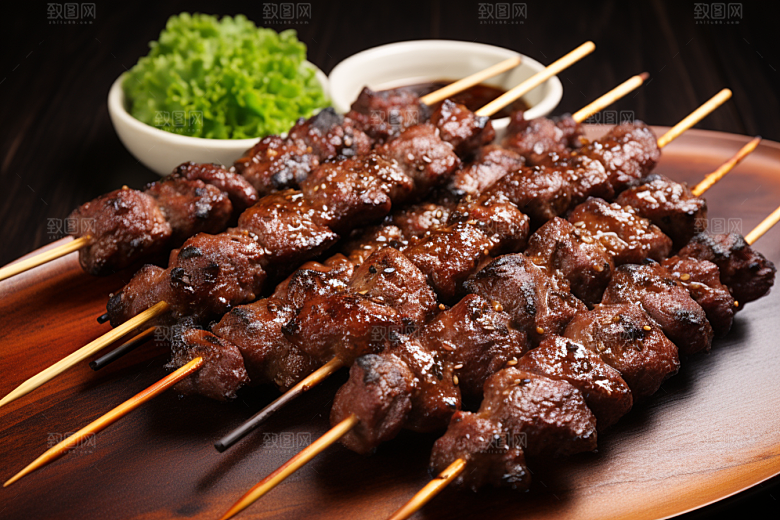 BBQ烧烤巴西烤肉高清摄影图