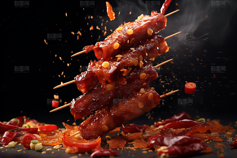 BBQ烧烤美食高清摄影图