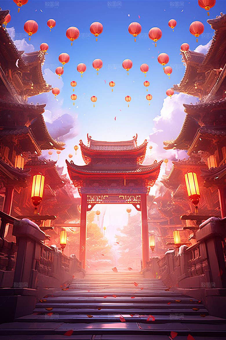新春开门红开工开业大吉背景