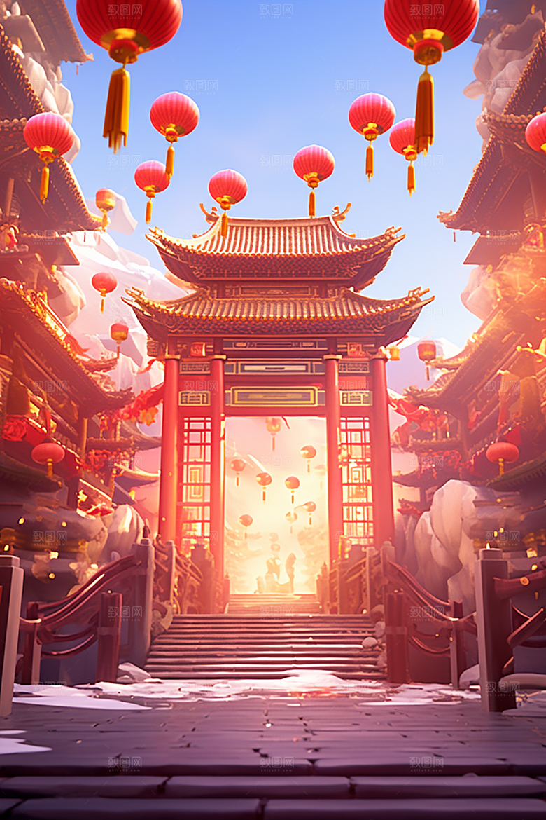 新春开门红电商促销开工背景