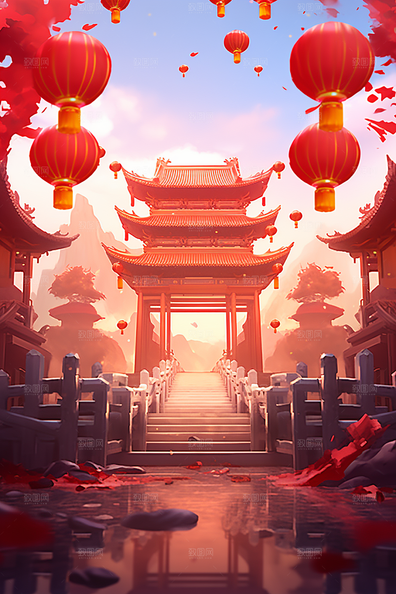 新春开门红新年活动背景