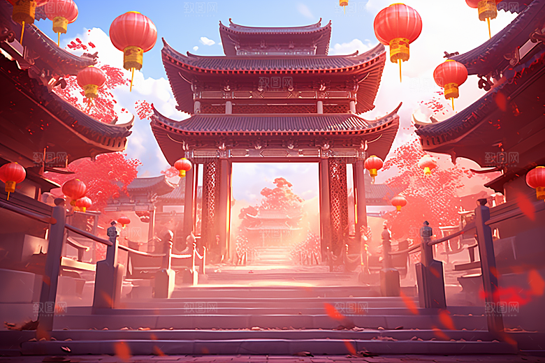 新春开门红新年活动背景