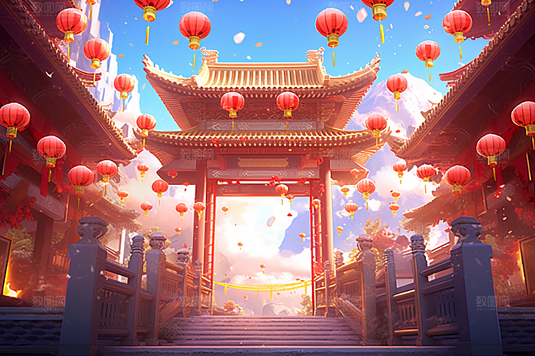 新春开门红电商促销开工背景
