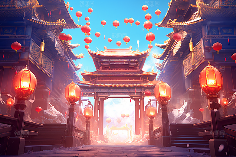新春开门红电商促销活动背景