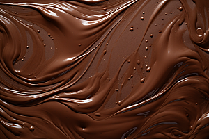 巧克力融化质感美味高清背景