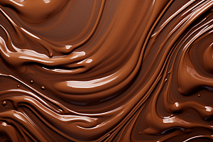 巧克力融化质感零食丝滑背景