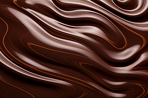 巧克力融化质感柔顺纹理背景