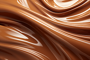 巧克力融化质感美味顺滑背景