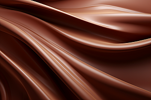 巧克力融化质感美食丝滑背景