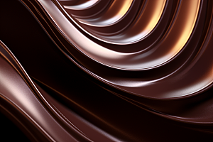 巧克力融化质感点心零食背景