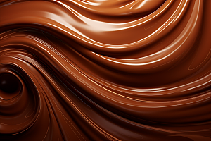 巧克力融化质感零食纹理背景