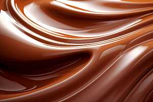 巧克力融化质感柔顺高清背景
