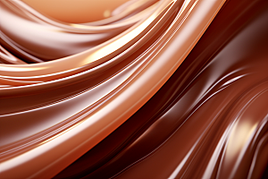 巧克力融化质感纹理丝滑背景