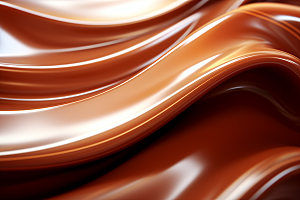巧克力融化质感纹理零食背景