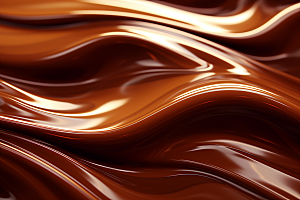 巧克力融化质感美食美味背景